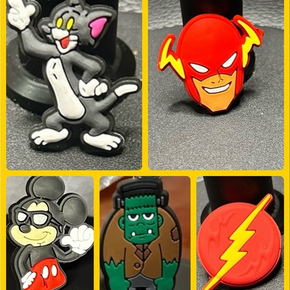 CROC CHARMS BUNDLE OF 5 - Picture 1 of 6